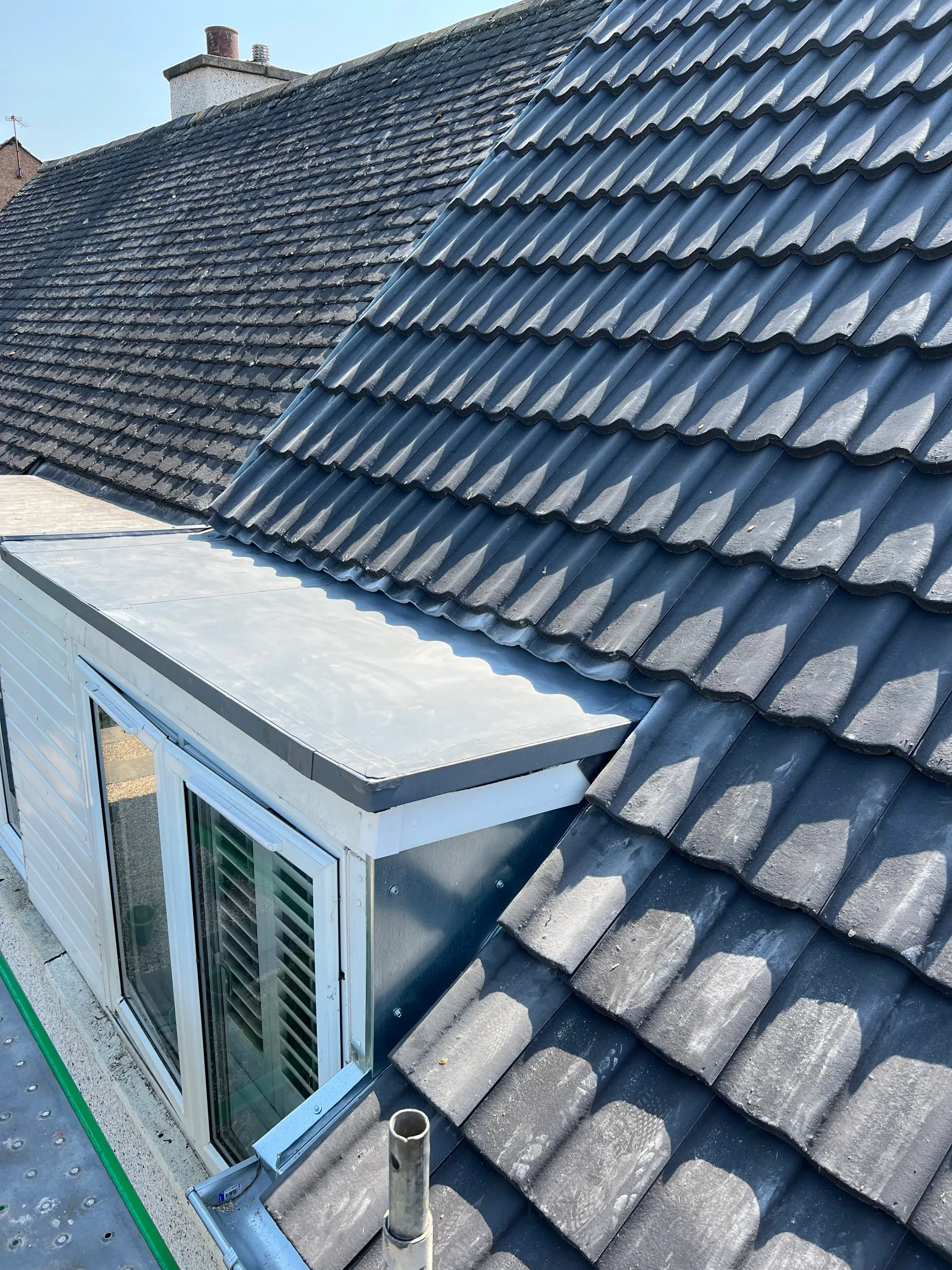 New tiled roof over a rear extension